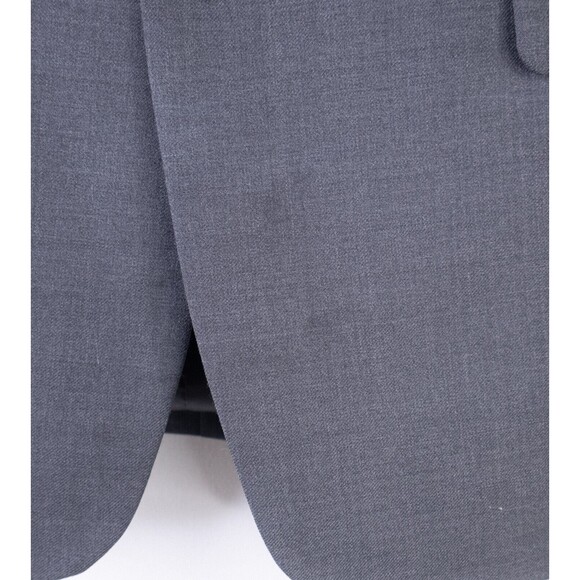 Hart Schaffner Marx Wool Blazer Jacket Kids Boys Gray Solid Lined Size 12 - Picture 4 of 14